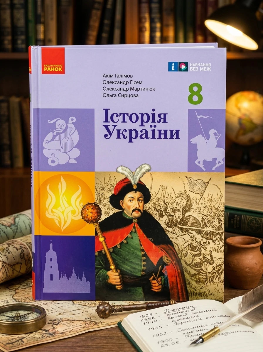 Історія України. 8 клас. Підручник