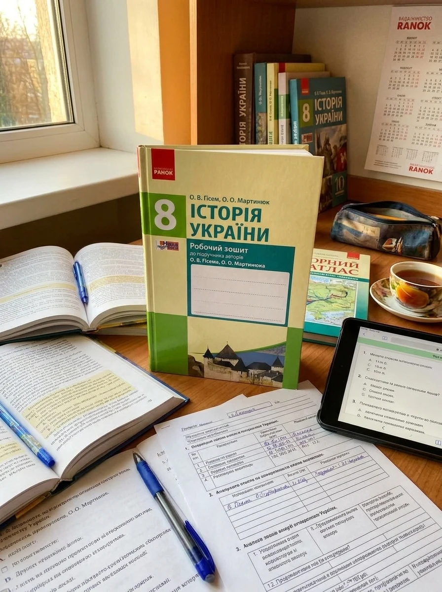 Історія України. 8 клас. Робочий зошит (до підручника Гісема, Мартинюка) — Історія та публіцистика