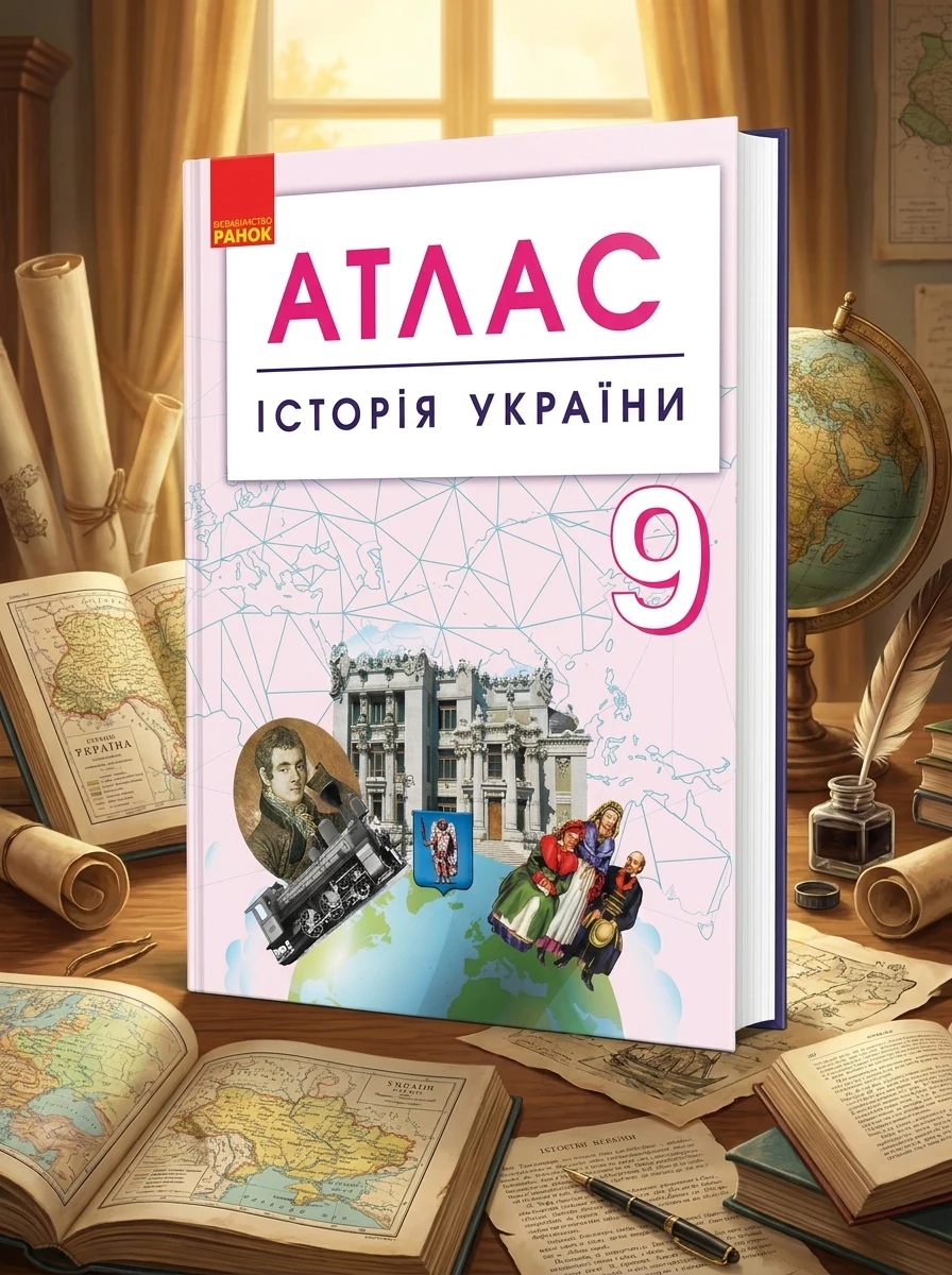 Історія України. 9 клас. Атлас — Історія та публіцистика