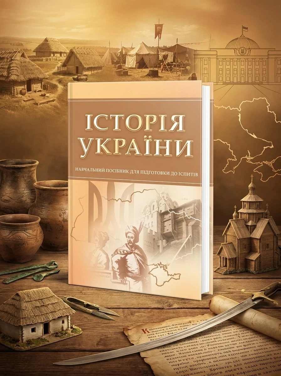 Історія України. Для підготовки до іспитів. Навчальний посібник — Тетарчук І. В., обкладинка