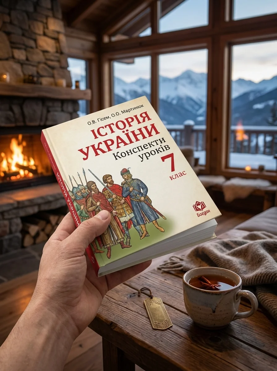 Історія України. Конспекти уроків. 7 клас. Посібник для вчителя — Олександр Гісем, обкладинка