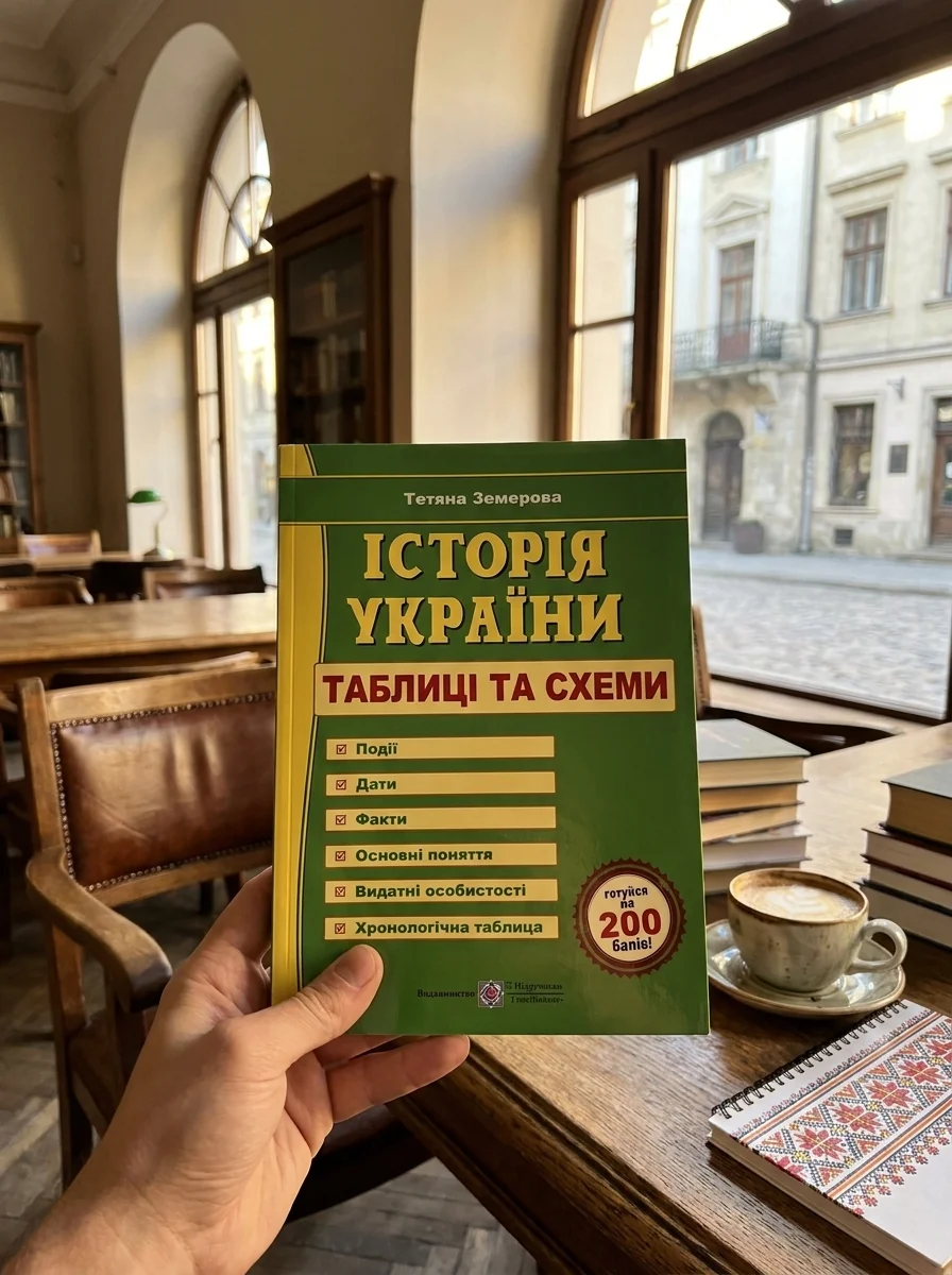 Історія України. Таблиці та схеми. Оновлений — Навчальна література