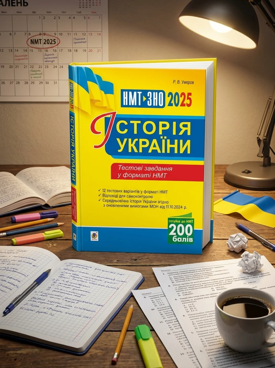 Історія України. Тестові завдання у форматі НМТ - 2025 — Історія та публіцистика