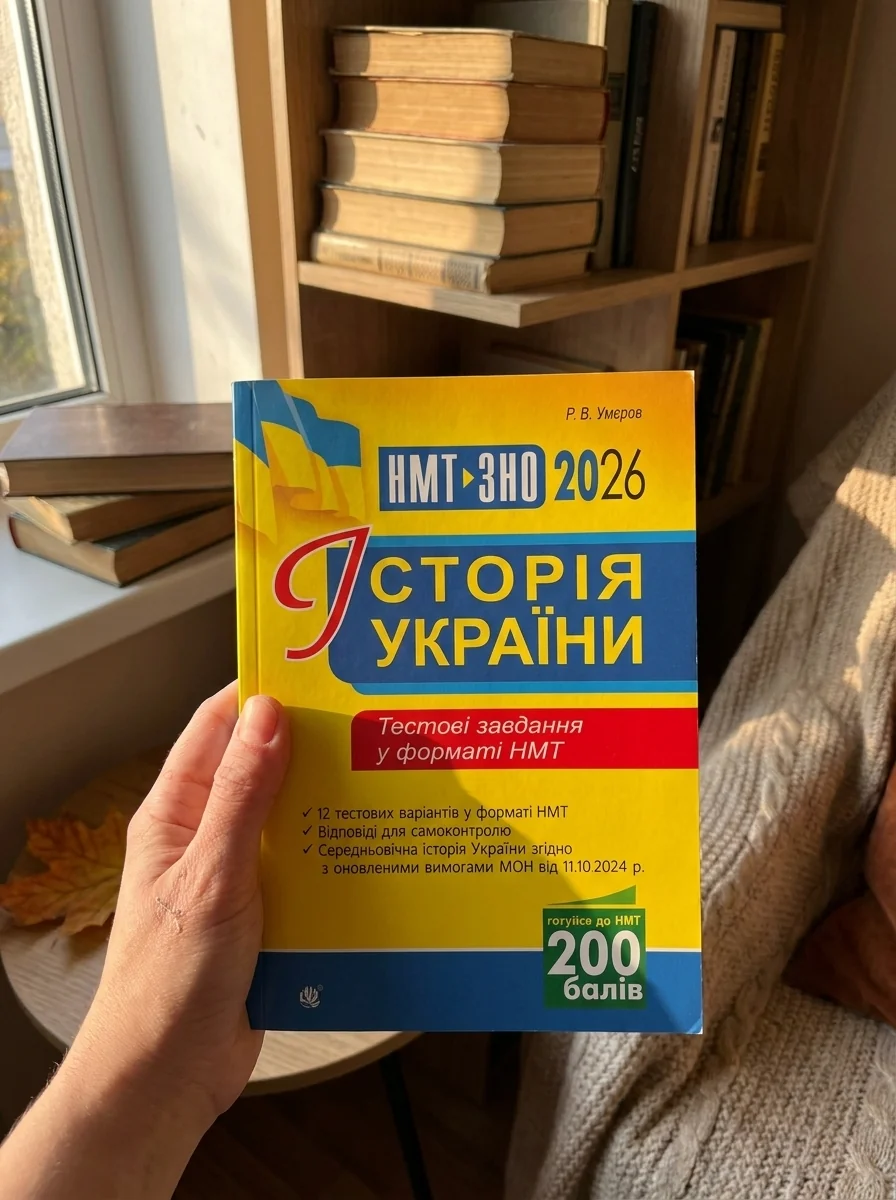 Історія України. Тестові завдання у форматі НМТ. 2026