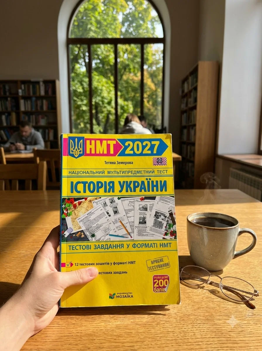 Історія України. Тестові завдання у форматі НМТ 2027 Земерова Т. — Земерова Тетяна, обкладинка