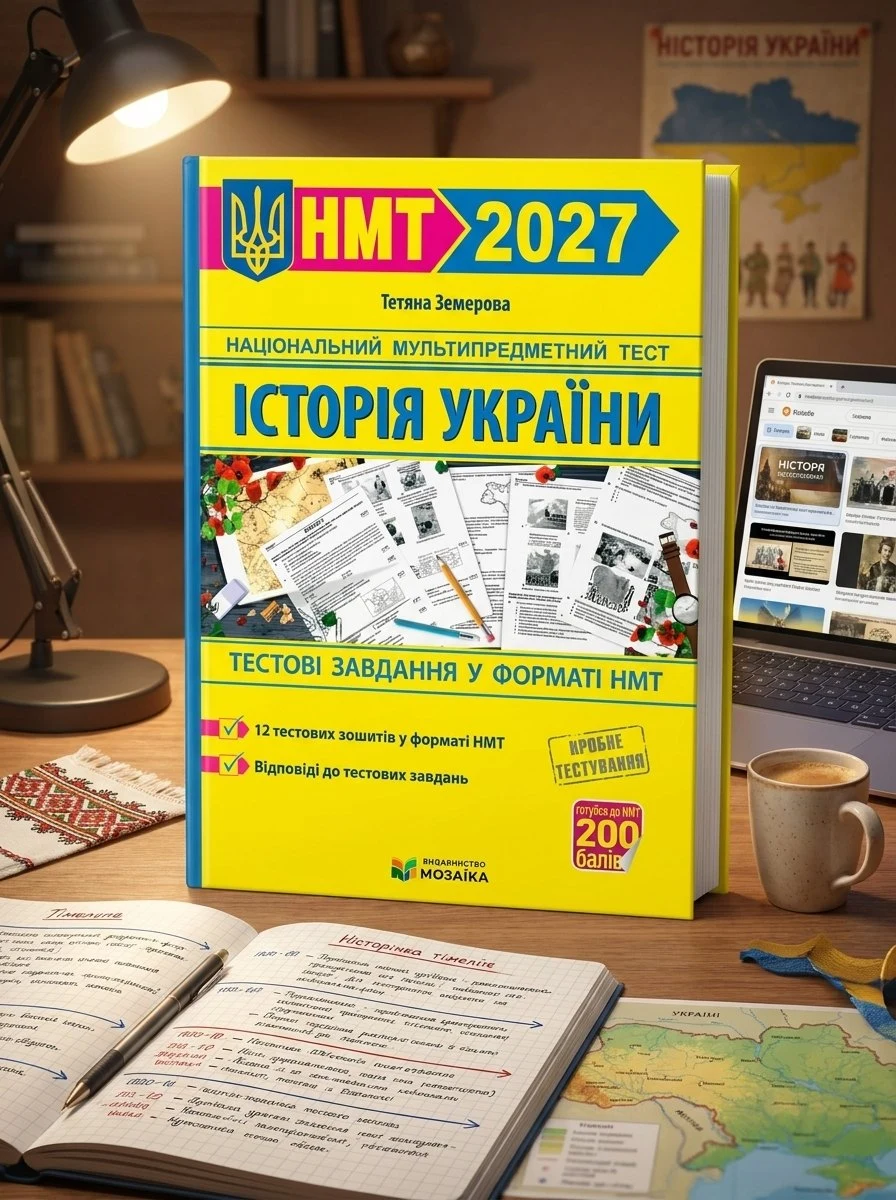 Історія України. Тестові завдання у форматі НМТ 2027 Земерова Т. — Земерова Тетяна, фото 2