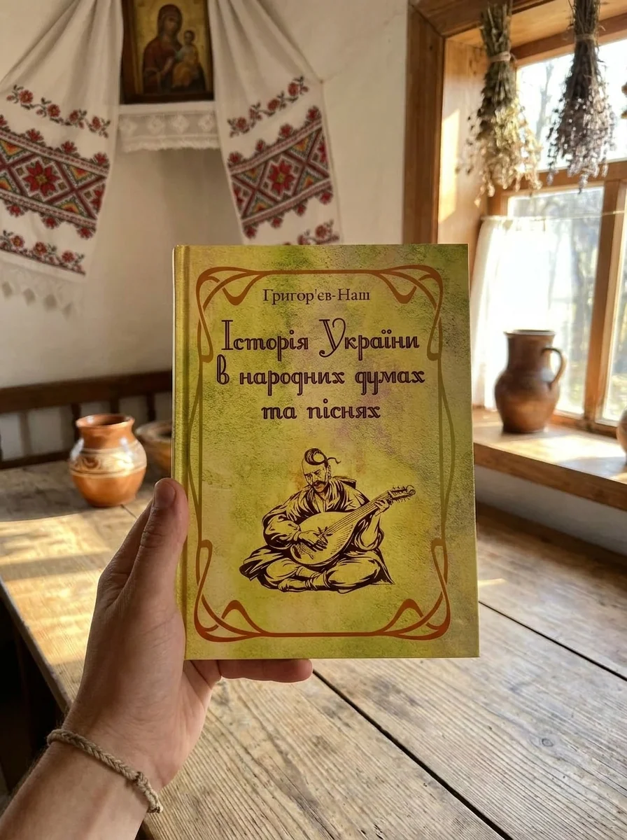 Історія України в народних думах та піснях. Збільшений формат — Книги