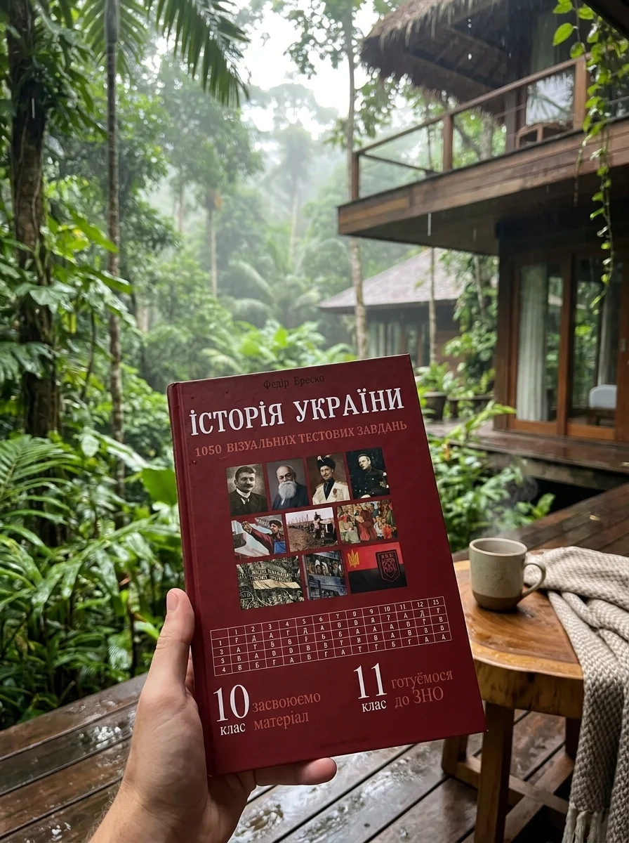 Історія України: візуальні тестові завдання. 10 клас — Брецко Ф., обкладинка