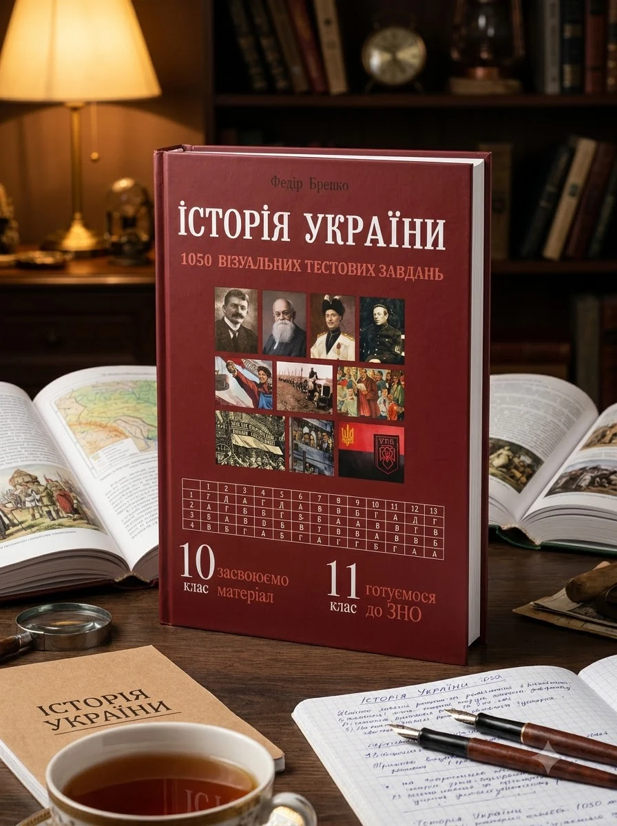 Історія України: візуальні тестові завдання. 10 клас — Брецко Ф., фото 2
