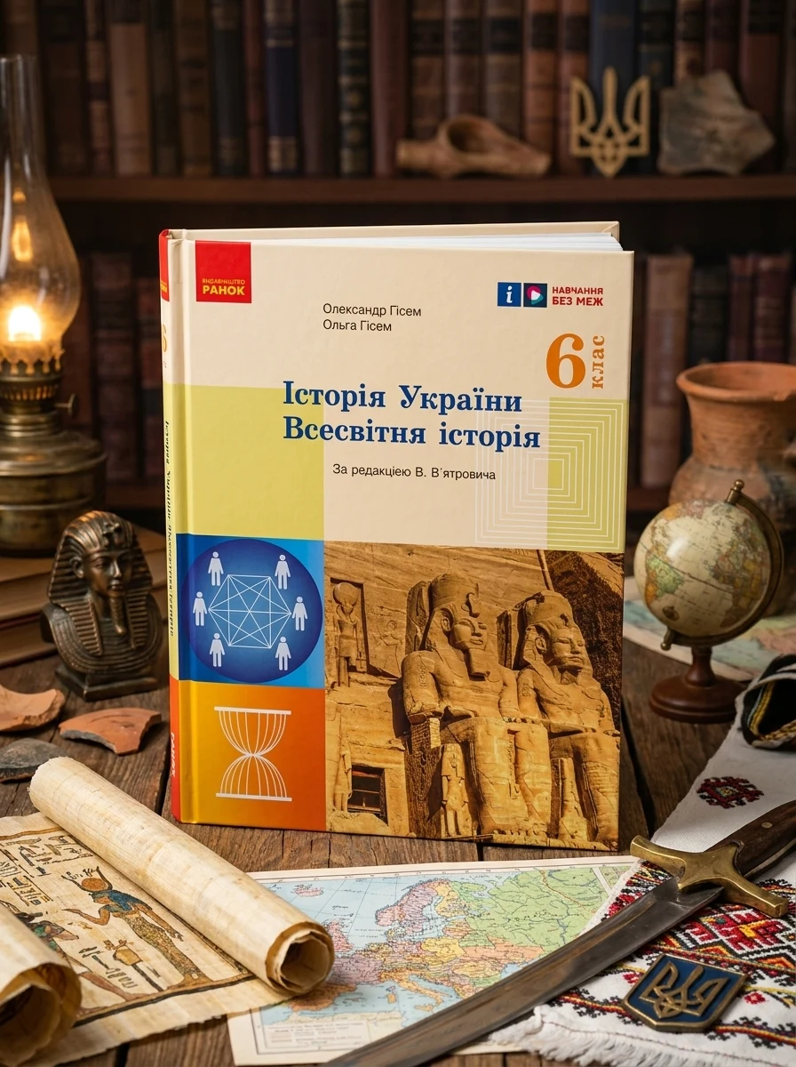 Історія України. Всесвітня історія. 6 клас. Підручник