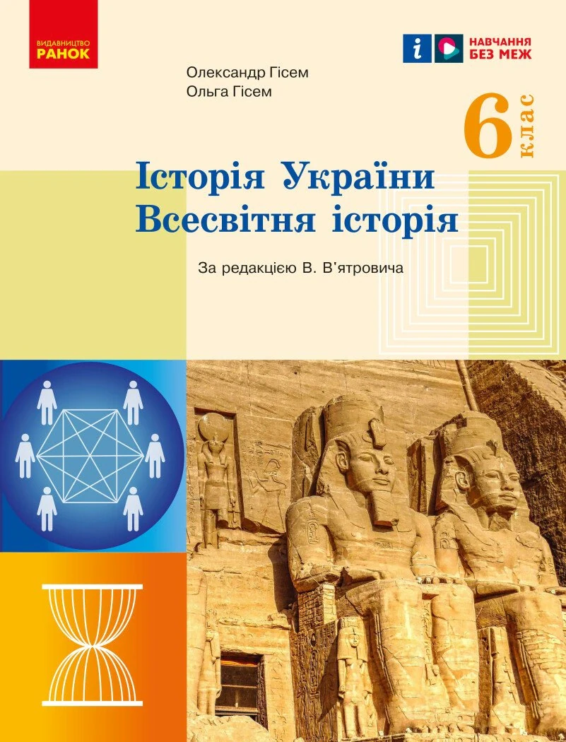 Історія України. Всесвітня історія. 6 клас. Підручник