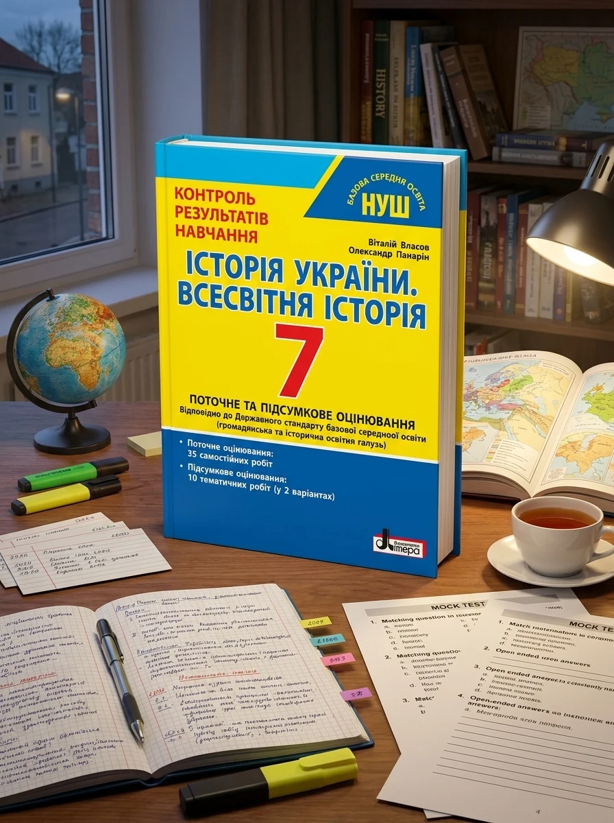 Історія України. Всесвітня історія. 7 клас. Контроль результатів навчання