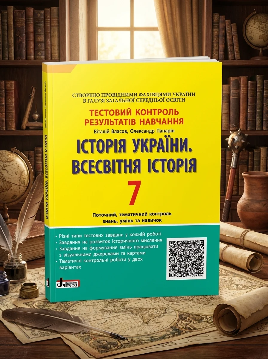 Історія України. Всесвітня Історія. 7 клас. Тестовий контроль результатів навчання — Історія та публіцистика