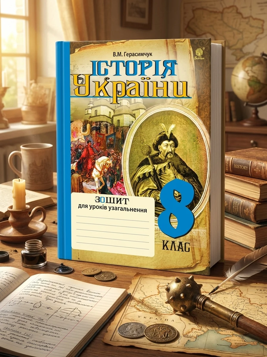 Історія України. Зошит для уроків узагальнення. 8 клас — Історія та публіцистика