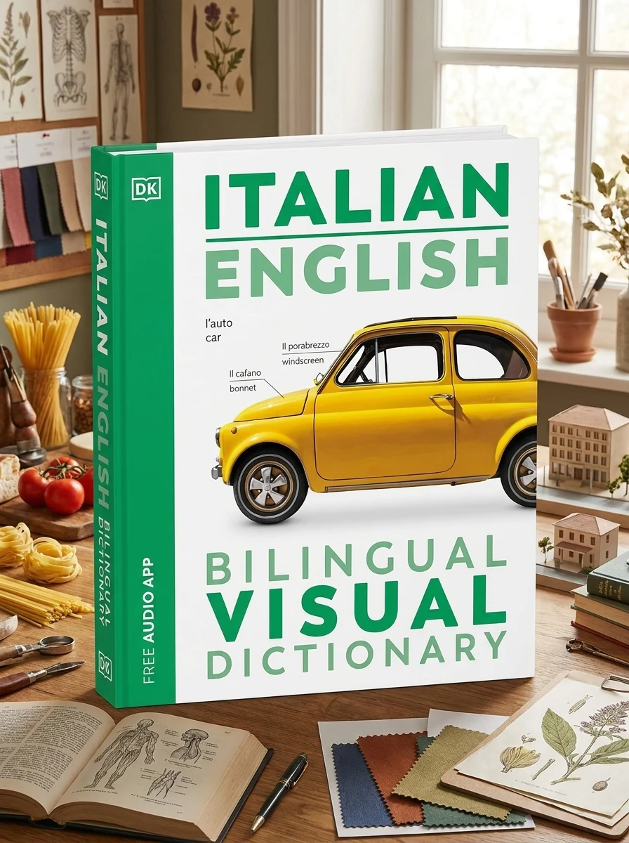 Italian-English Bilingual Visual Dictionary, обкладинка