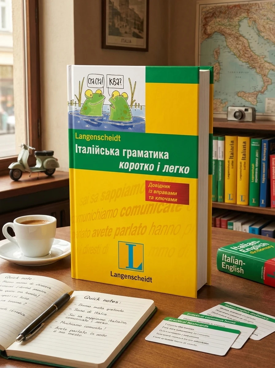 Італійська граматика коротко і легко. Навчальний посібник — Вивчення мов