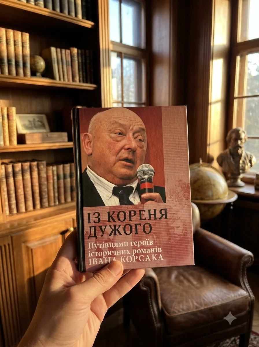Із кореня дужого. Путівцями героїв історичних романів Івана Корсака — Юрій Костенко, обкладинка
