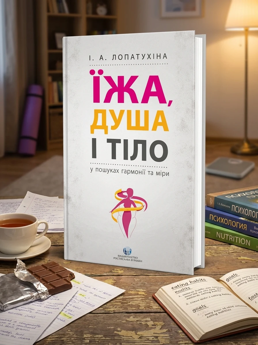 Їжа, душа і тіло у пошуках гармонії та міри — Ирина Лопатухина, обкладинка