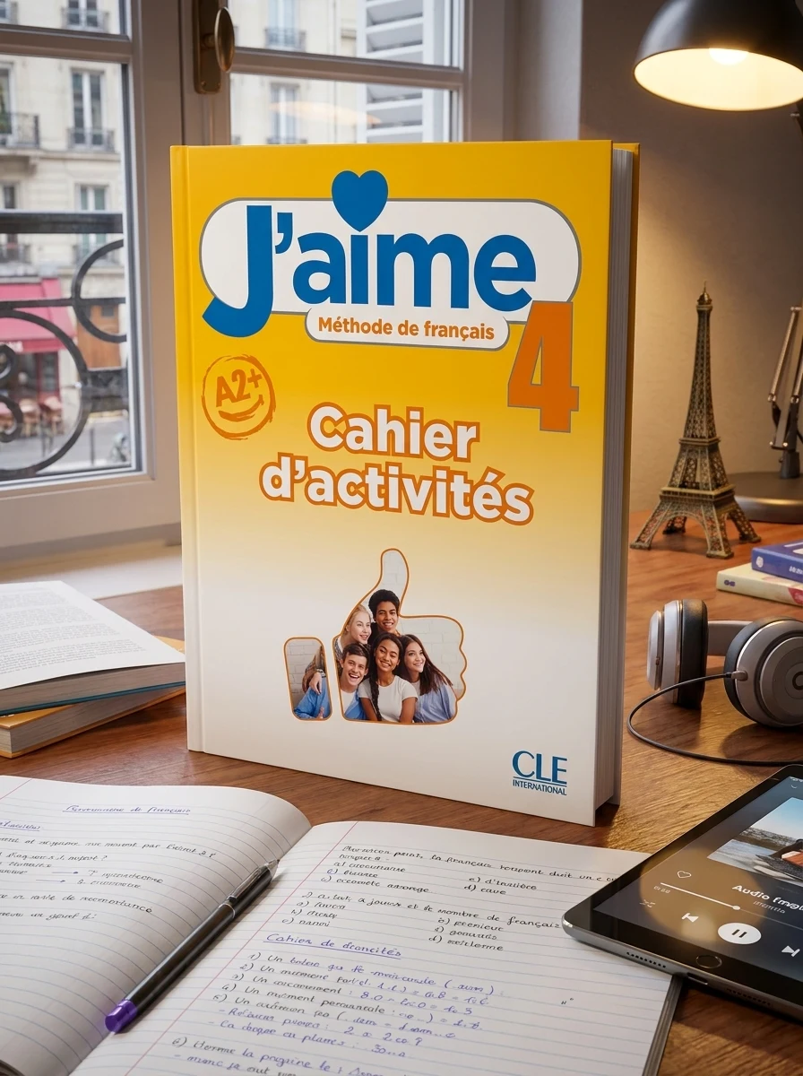 J'aime 4 (A2+) Cahier d'activités + Audio en ligne — Вивчення мов