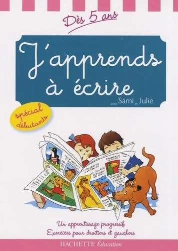 J'apprends a ecrire (des 5 ans),