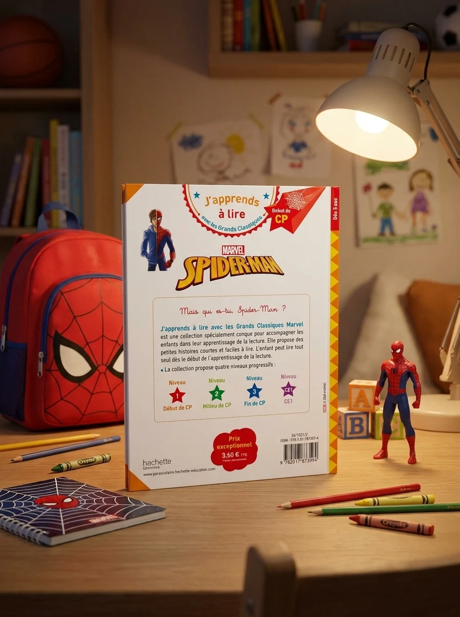 J'apprends a lire avec les grands classiques Disney. Spider-Man (CP 1) — Вивчення мов