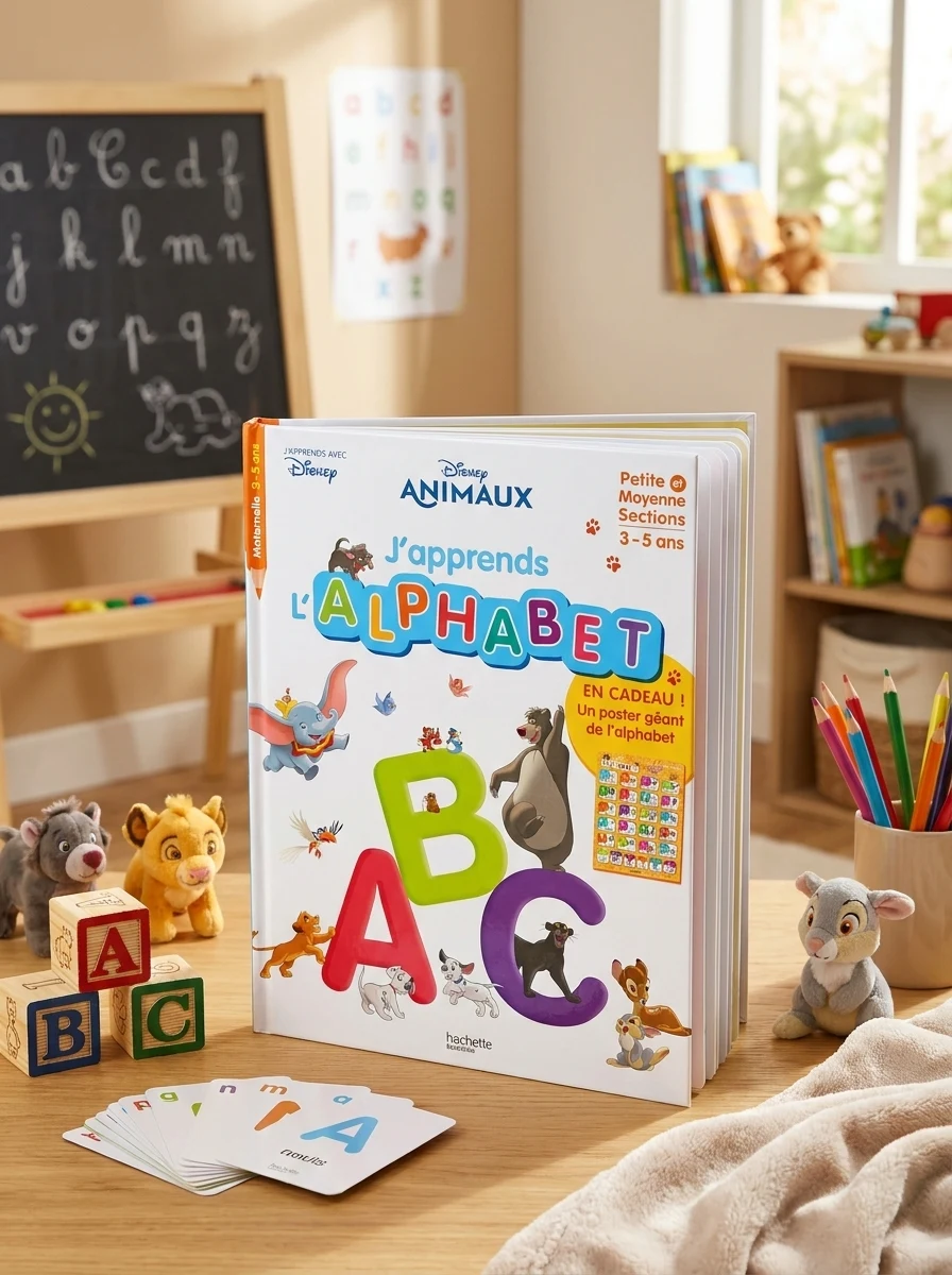 J'apprends l'alphabet avec les animaux Disney — Вивчення мов