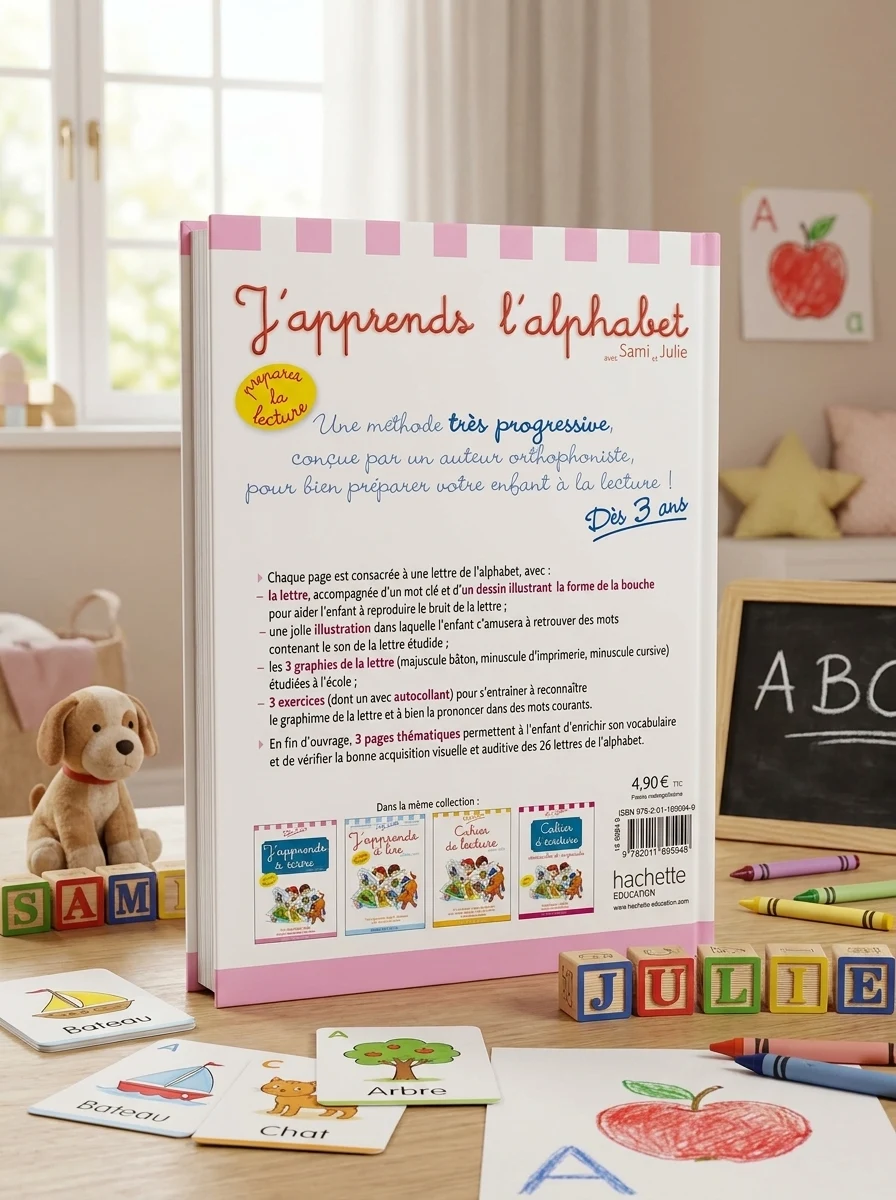 J'apprends l'alphabet avec Sami et Julie (des 3 ans) — Вивчення мов