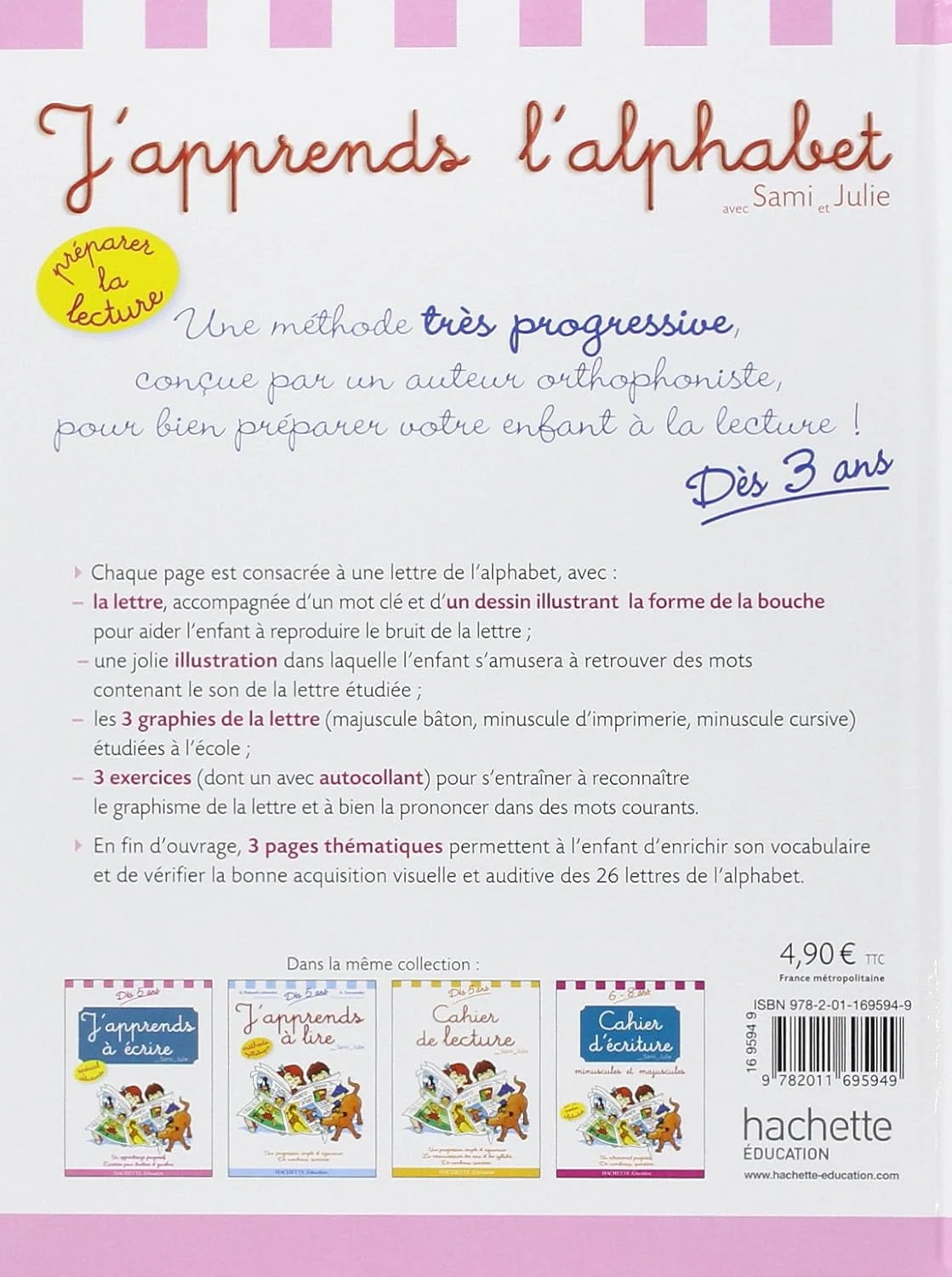 J'apprends l'alphabet avec Sami et Julie (des 3 ans)