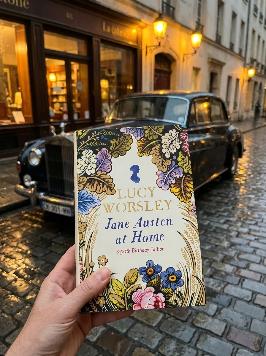 Jane Austen at Home — Lucy Worsley, обкладинка