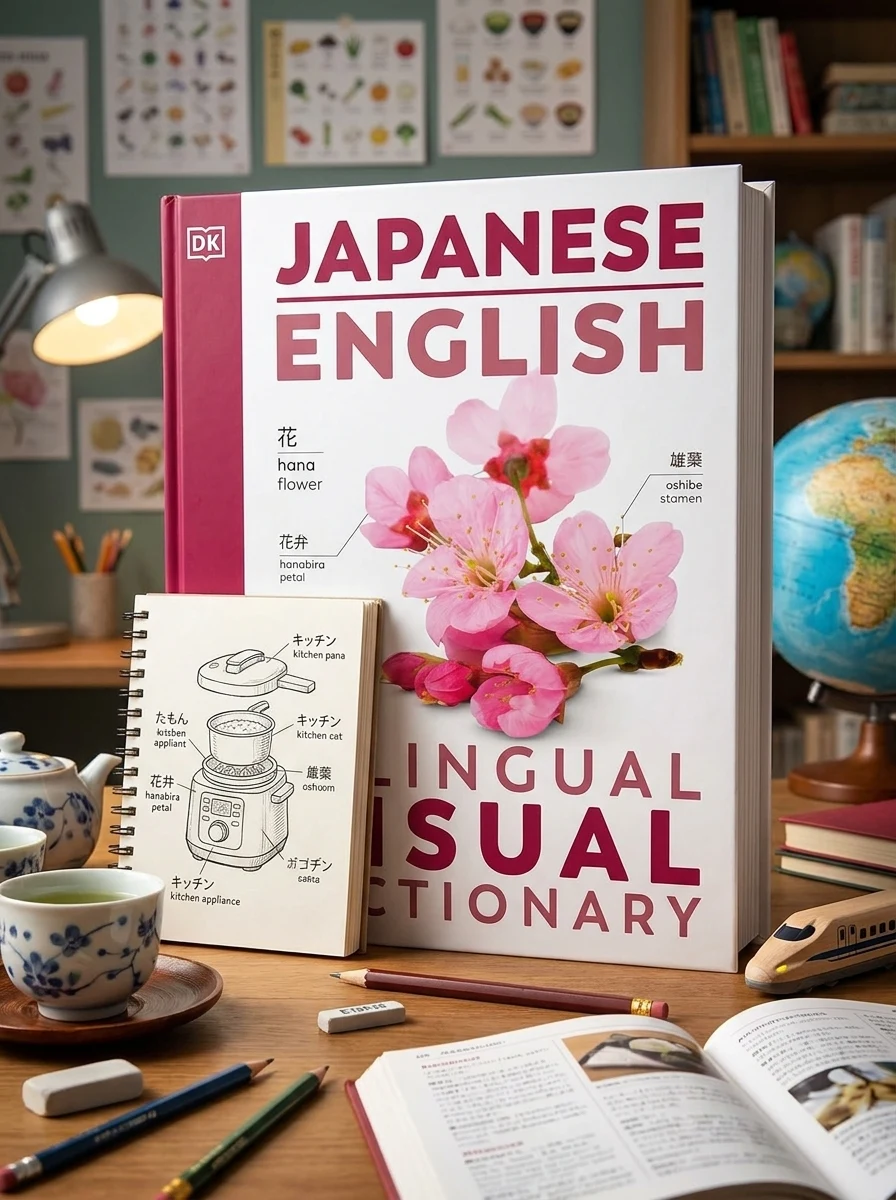 Japanese-English Bilingual Visual Dictionary — Вивчення мов