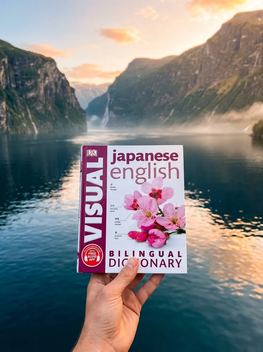Japanese-English Bilingual Visual Dictionary, обкладинка