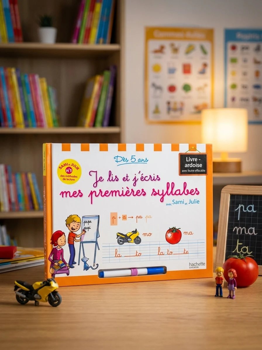 Je lis et j'ecris mes premieres syllabes avec Sami et Julie — Вивчення мов
