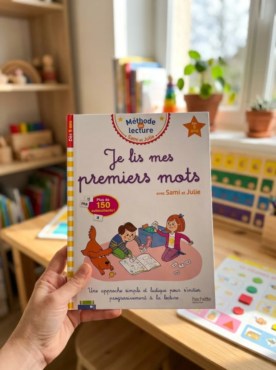 Je Lis Mes Premiers Mots avec Sami et Julie — Isabelle de Lisle, обкладинка