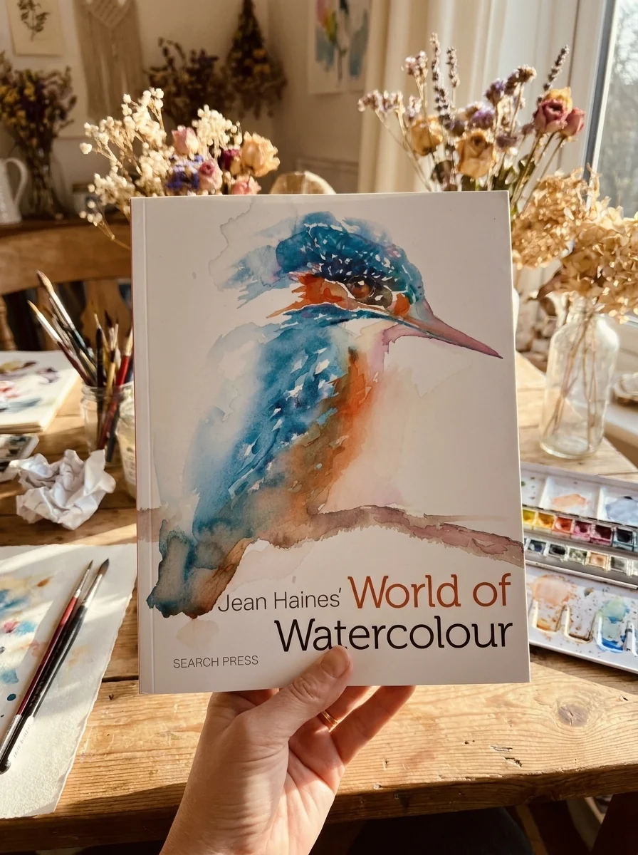 Jean Haines' World of Watercolour — Джин Гайнс, обкладинка