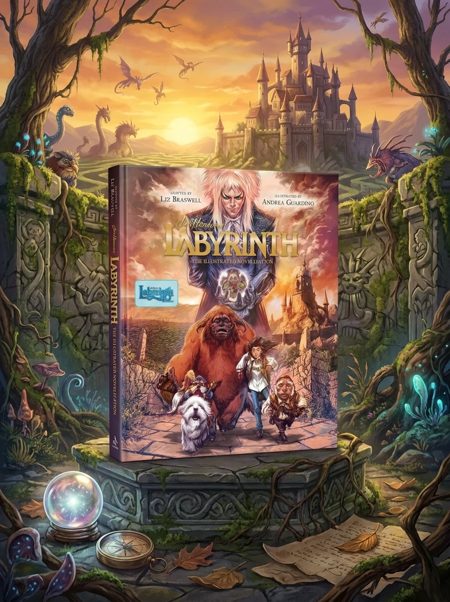 Jim Henson's Labyrinth. The Illustrated Novelization — Ліз Брасвелл, обкладинка