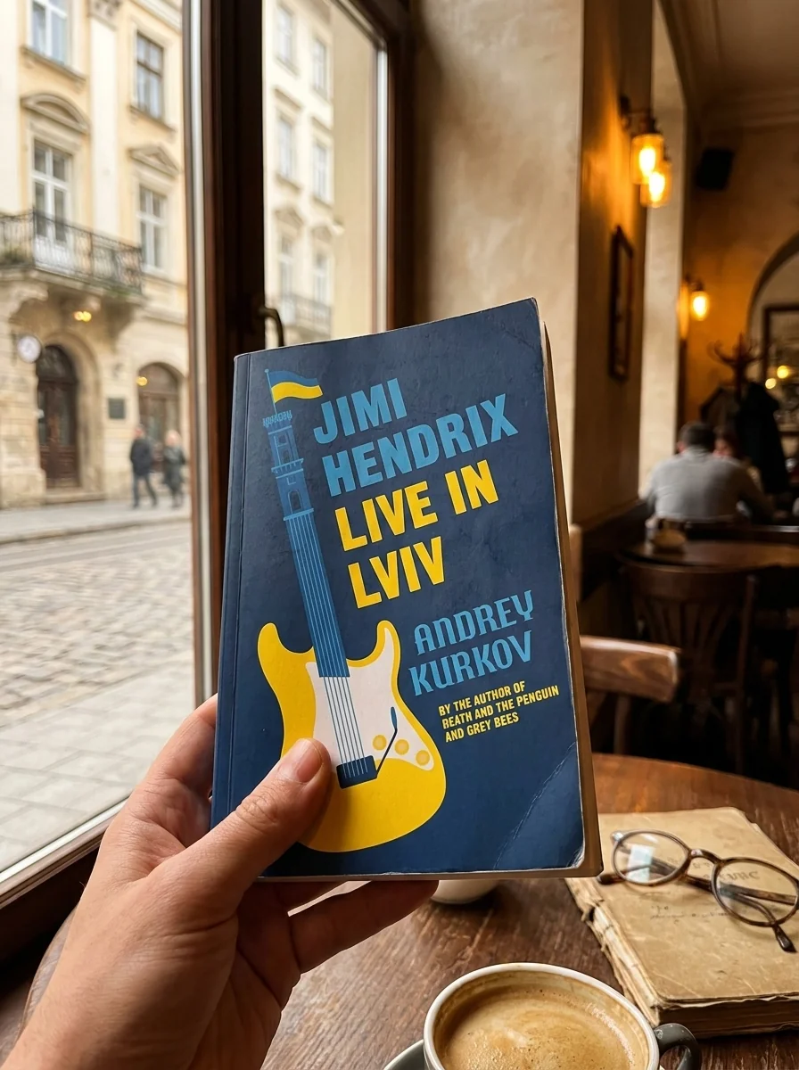 Jimi Hendrix Live in Lviv — Андрій Курков, обкладинка