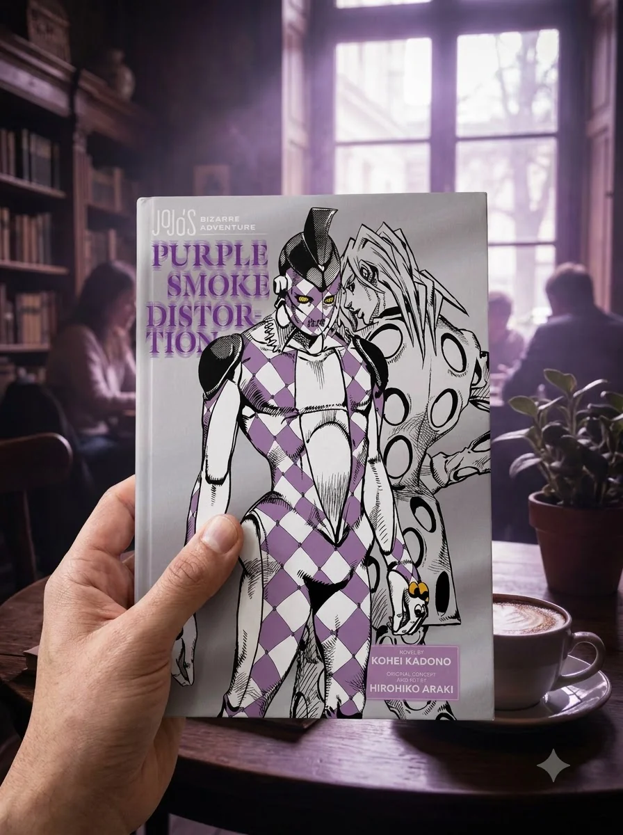 JoJo's Bizarre Adventure: Purple Smoke Distortion — Hirohiko Araki, обкладинка