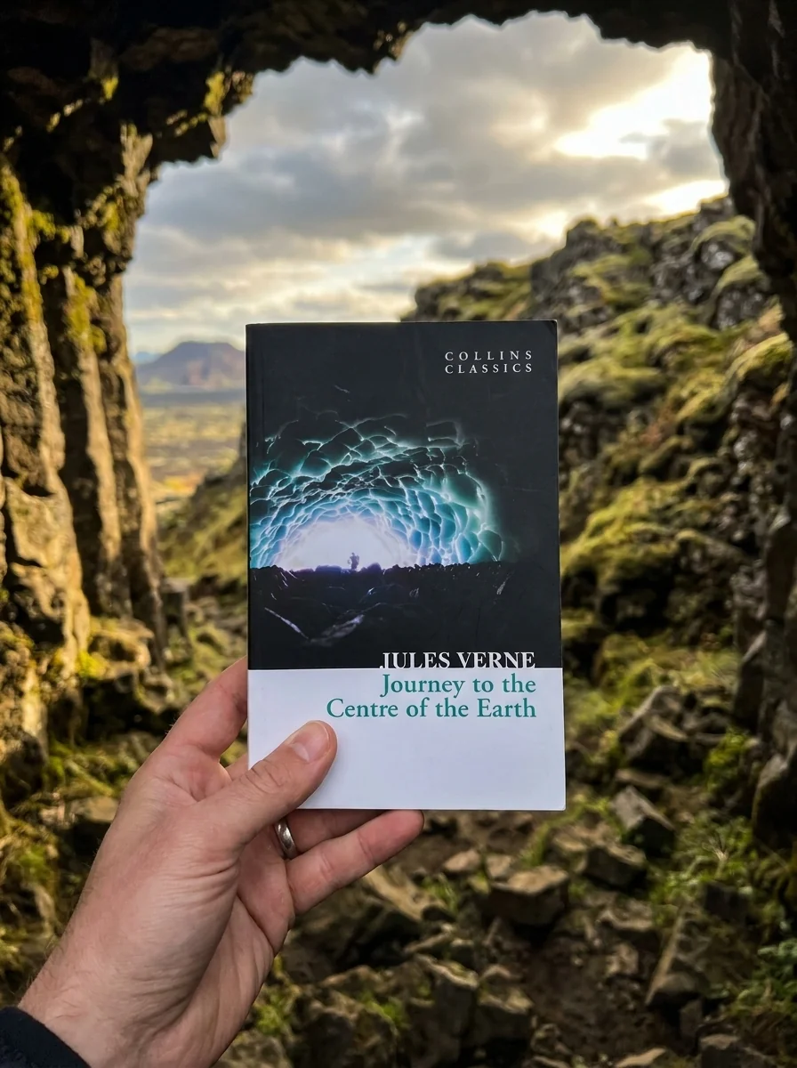 Journey to the Centre of the Earth — Жуль Верн, обкладинка