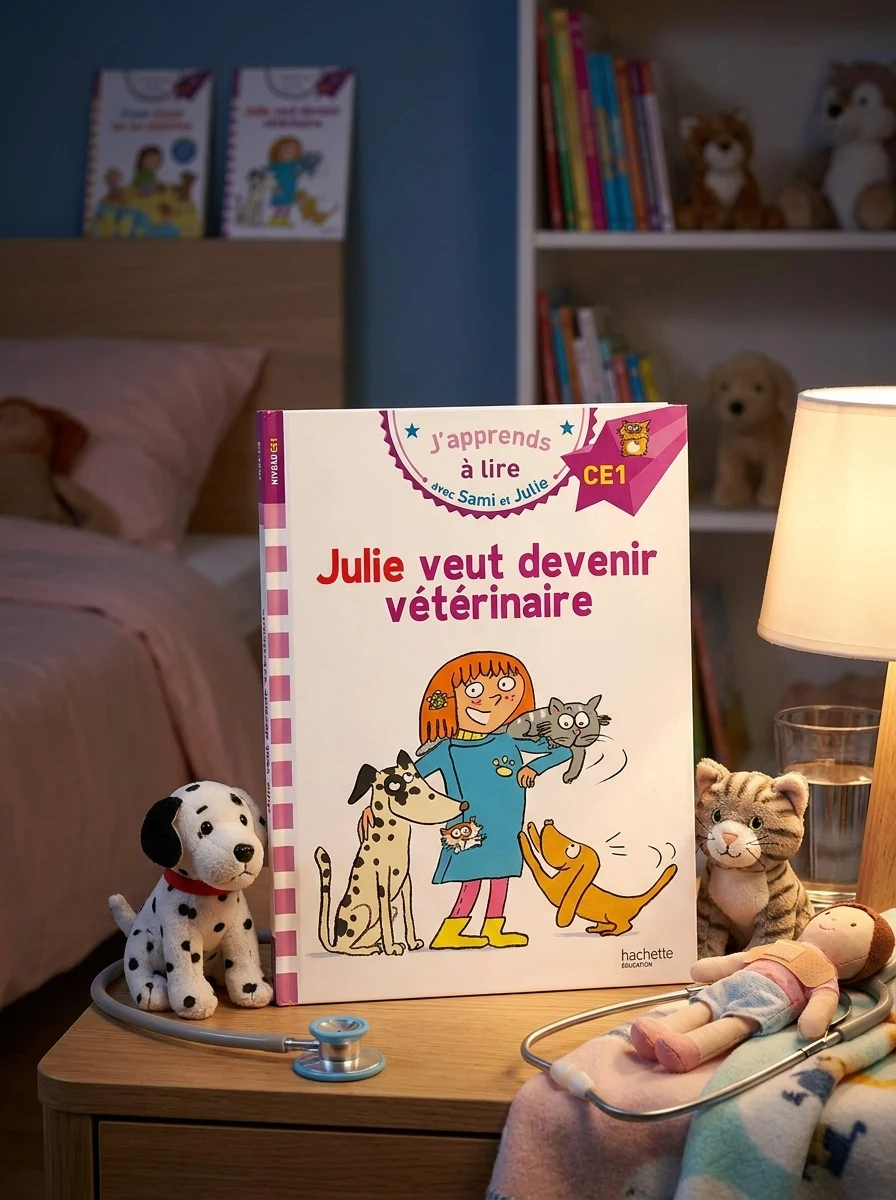 Julie veut devenir vetirinaire — Дитяча література