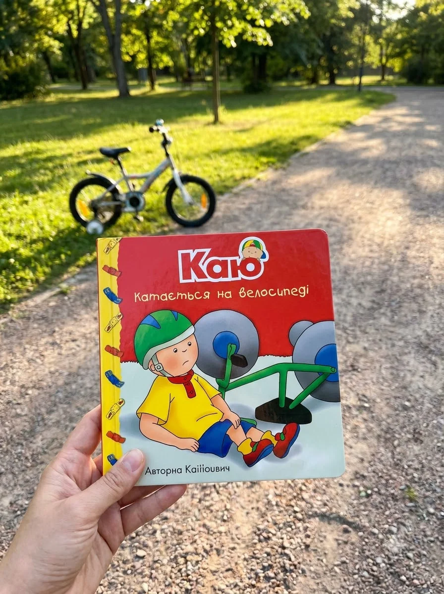 Каю катається на велосипеді — Дитяча проза