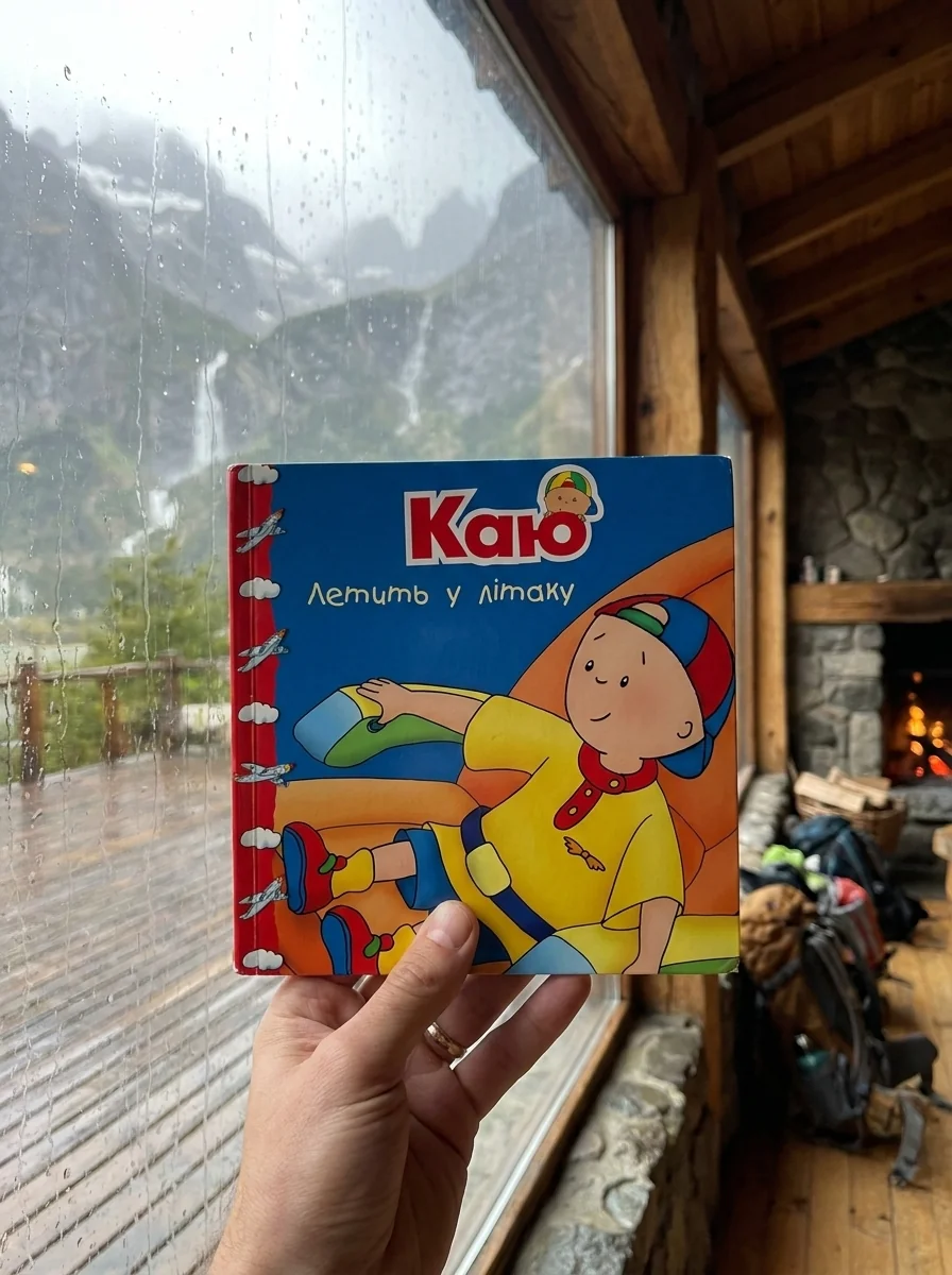 Каю летить у літаку — Казки