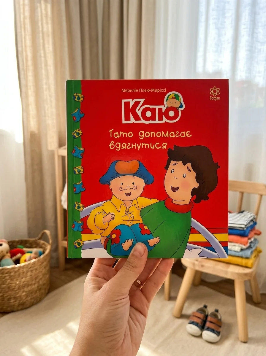 Каю. Тато допомагає вдягнутися — Дитяча проза