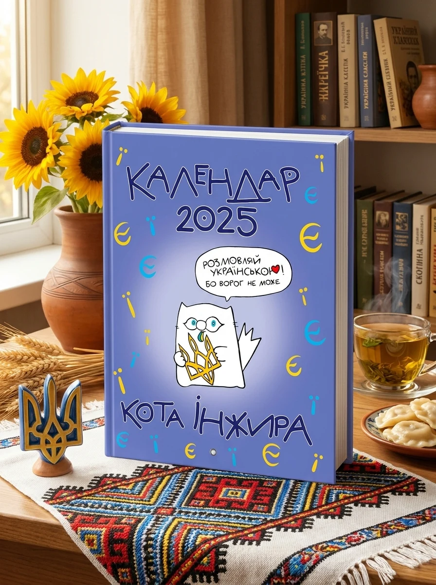 Календар кота Інжира на 2025 рік — Книги
