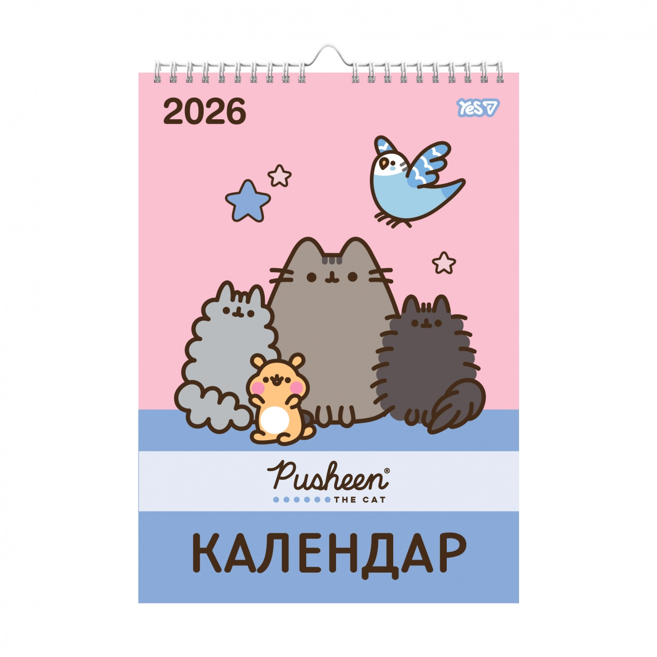 Календар-планер настінний А3 2026 Yes Pusheen — фото 4