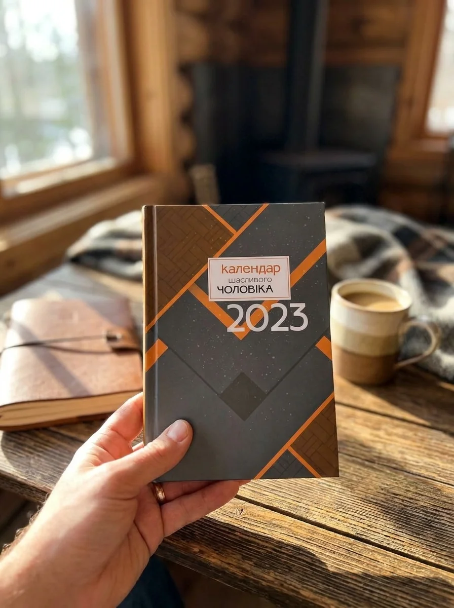 Календар щасливого чоловіка 2023 (Коричневий)