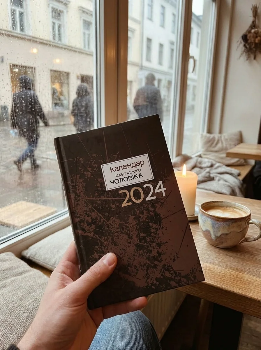Календар щасливого чоловіка 2024 (Коричневий)
