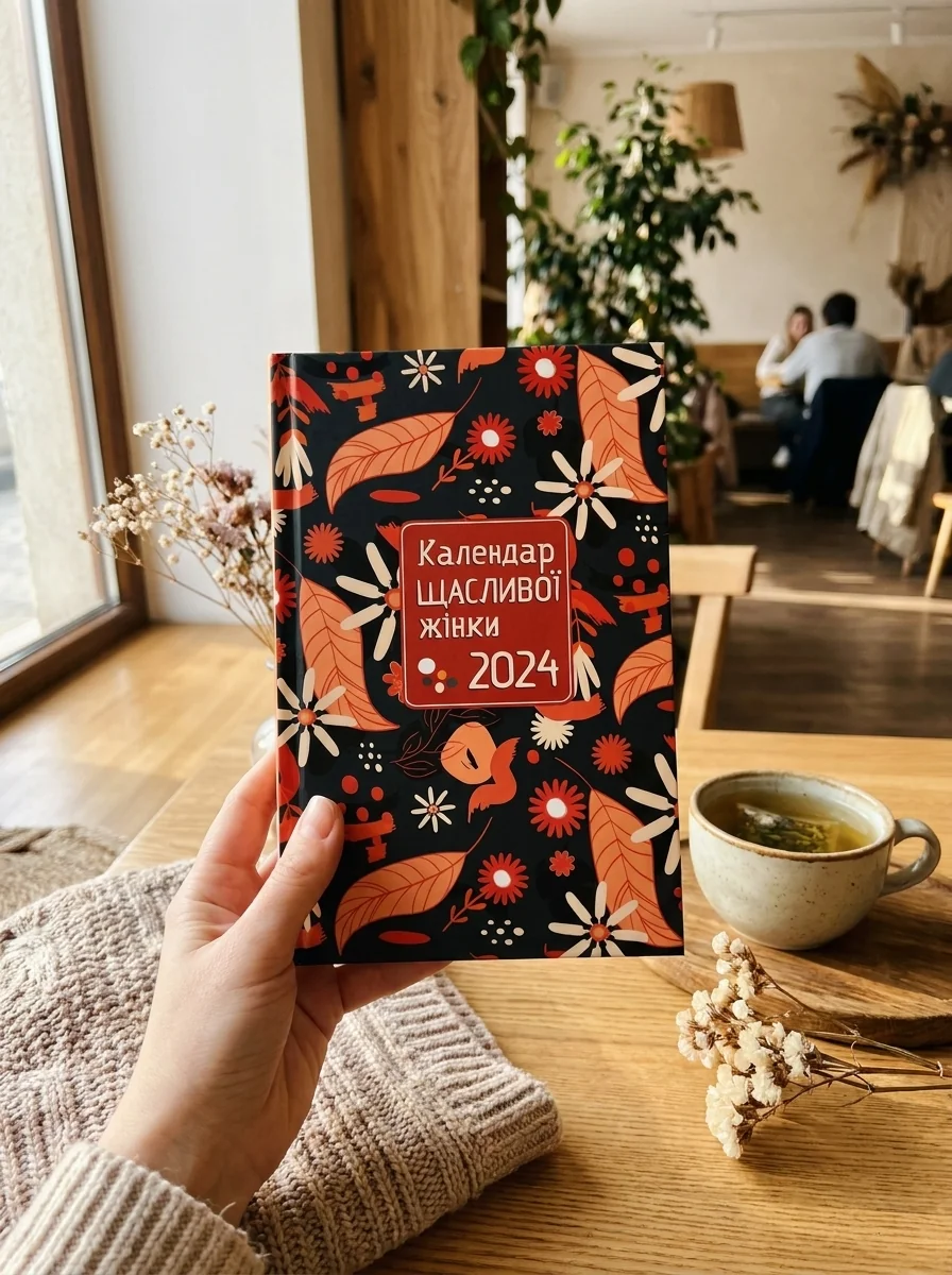 Календар щасливої жінки 2024 №4 (чорний)