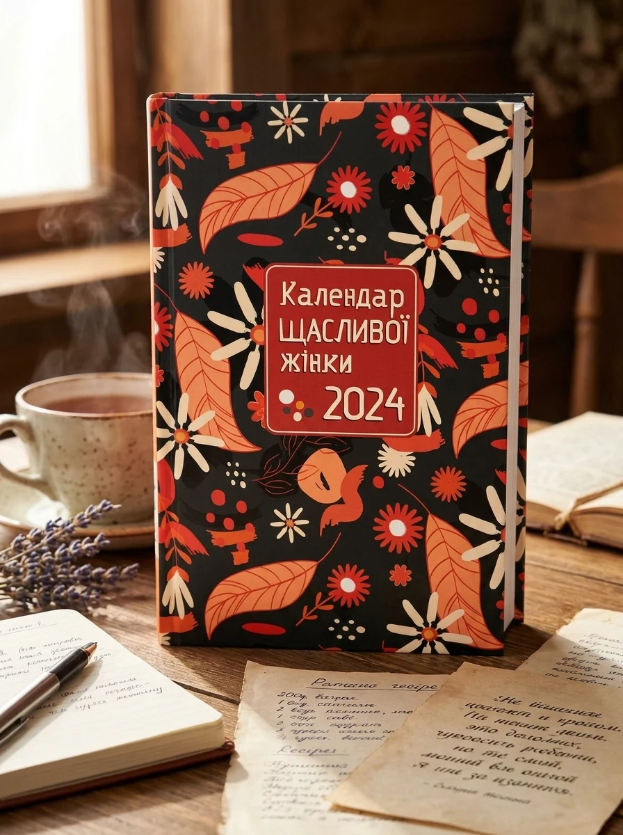 Календар щасливої жінки 2024 №4 (чорний) — фото 2