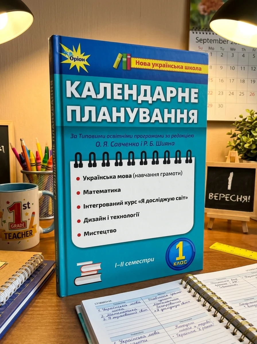 Календарне планування. 1 клас, обкладинка