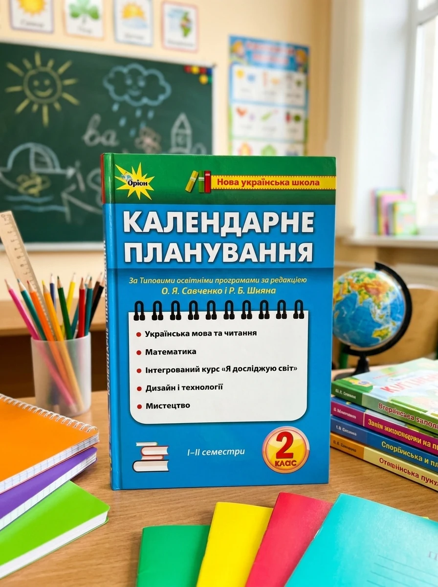 Календарне планування. 2 клас, обкладинка